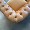 Carmel Leather And Velvet Seat Chesterfield Sofa