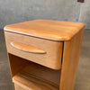 Vintage Heywood Wakefield Mid Century Modern Nightstand Maple