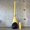 Vintage MCM Yellow Porcelain Enamel Finish Malm "Fire Duke" Fireplace