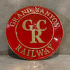 Tin Metal Railway Sign