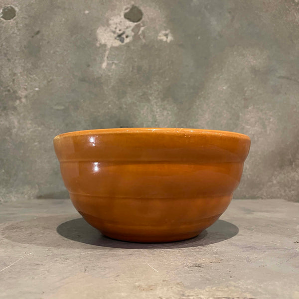 Vintage Bauer Pottery Pumpkin Ringware Bowl #18 Product Image