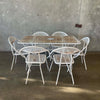 Mid Century Patio Set By Rid-Jid With Foldable Chairs