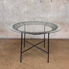 Arthur Umanoff Wrought Iron Table & 4 Chairs
