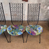 Arthur Umanoff Wrought Iron Table & 4 Chairs