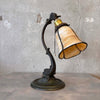 Brass Dolphin Antique Lamp w/ Adjustable Head Product Image