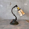 Brass Dolphin Antique Lamp w/ Adjustable Head Product Image