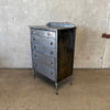 1930s Simmons Metal Highboy w/ Wheels