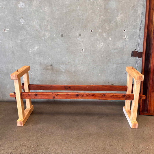 Early 20th Century Christienson Mahogany Work Bench