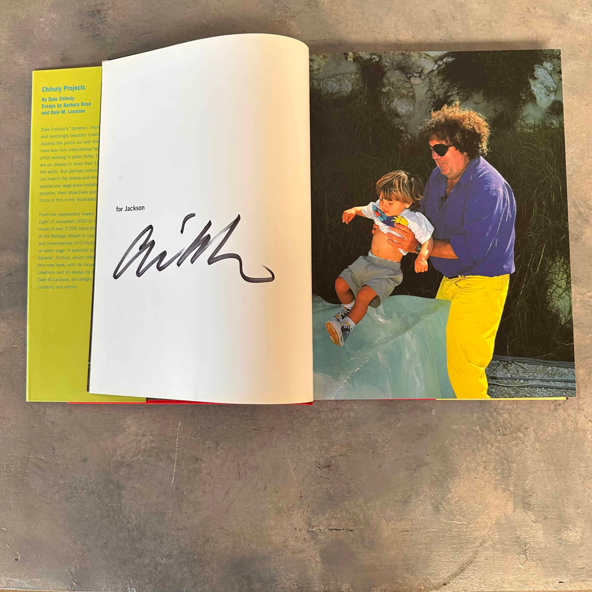 Signed Chilhuly Project by Abrams