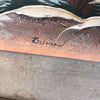 Vintage Southwestern Landscape Painting w/ Heavy Impasto - Signed Richmond