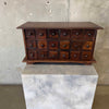 Vintage Wood Apothecary Cabinet