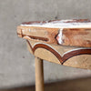 Antique Italian Painted Round Table - As Is - Product Image