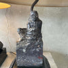 Pair of Vintage Chinese Figural Lamps in Soap Stone