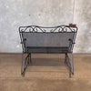 Vintage Woodard Outdoor Metal Two-Seat Glider
