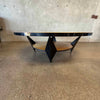 1980's Benjamin Le Memphis Coffee Table With Lower Shelf - Signed By Artist