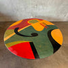 1980's Benjamin Le Memphis Coffee Table With Lower Shelf - Signed By Artist
