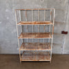 Vintage Metal Shelving Rack