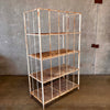 Vintage Metal Shelving Rack