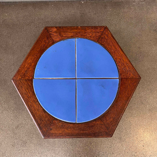 Catalina Island Blue Tile Table