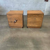 Vintage Henredon Circa 60' Nightstands w/ Original Lighting