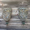 Pair of 1960s Murano Handblown Caged Wall Planters Product Image