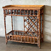Bamboo Bar Stand/Beverage Trolley