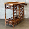 Bamboo Bar Stand/Beverage Trolley