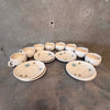 Set of 8 Franciscan Coffee Cups w/Saucers