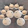 Set of 8 Franciscan Coffee Cups w/Saucers