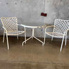 Patio Set w/ Glass Top Table & 2 Chairs