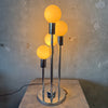 1970s Robert Sonneman Waterfall Chrome Space Age Table Lamp