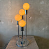 1970s Robert Sonneman Waterfall Chrome Space Age Table Lamp