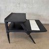 Early 60s Lane "Cosmopolitan Line" Two-Tier End Table w/ Ceramic Inlay