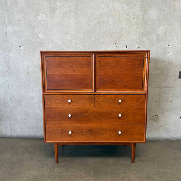Drexel Walnut "Declaration" Gentleman's Chest Kipp Stewart