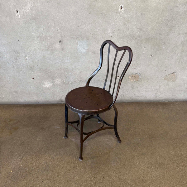 Original Toledo All Metal Furniture Chair 1930's