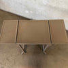 Tiffany Standard Co. 1950's Metal Folding Typing Table