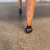 50s Two-Tier Formica Top Side Table w/ Brass Ball Pencil Legs