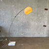 70's Space Age Modern Italian Telescopic Arc Lamp w/ Pitch Adjustment