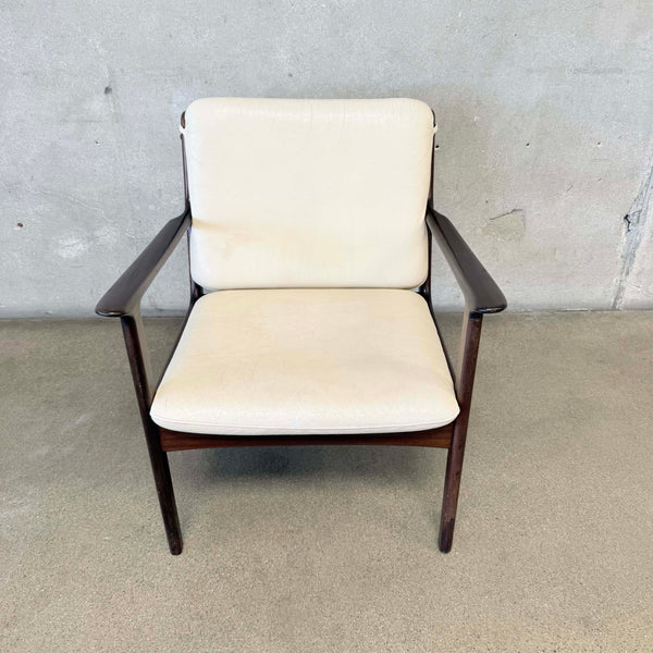 50's Ole Wanscher Lounge Rosewood Chair Model PJ112