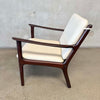 50's Ole Wanscher Lounge Rosewood Chair Model PJ112
