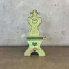 Green Folk Art Chair Jim Gamble Famous Puppeteer C. 1968