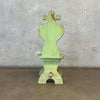 Green Folk Art Chair Jim Gamble Famous Puppeteer C. 1968