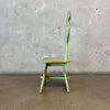 Green Folk Art Chair Jim Gamble Famous Puppeteer C. 1968