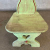 Green Folk Art Chair Jim Gamble Famous Puppeteer C. 1968