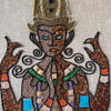 60's Buddha And Shiva Mosaic And Gravel Wall Plaques Product Image