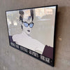 Patrick Nagel 80's Poster "Mirage" With Silver Foil Glasses