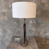 1970's Laurel Brutalist By Marizio Tempestini Sculptural Chrome Lamp