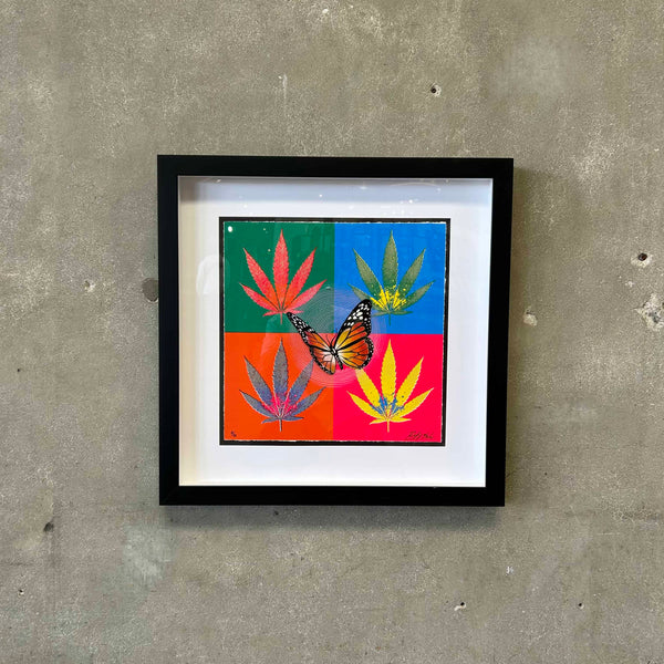 Risk Rock Butterfly Bud Leaves Lithograph 4/20 Product Image
