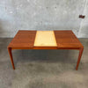 Danish Teak Dining Table w/ Leaves by Vejle Mobelfabrik