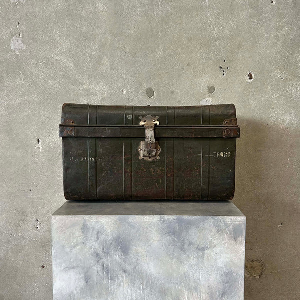 Antique Metal Trunk #2